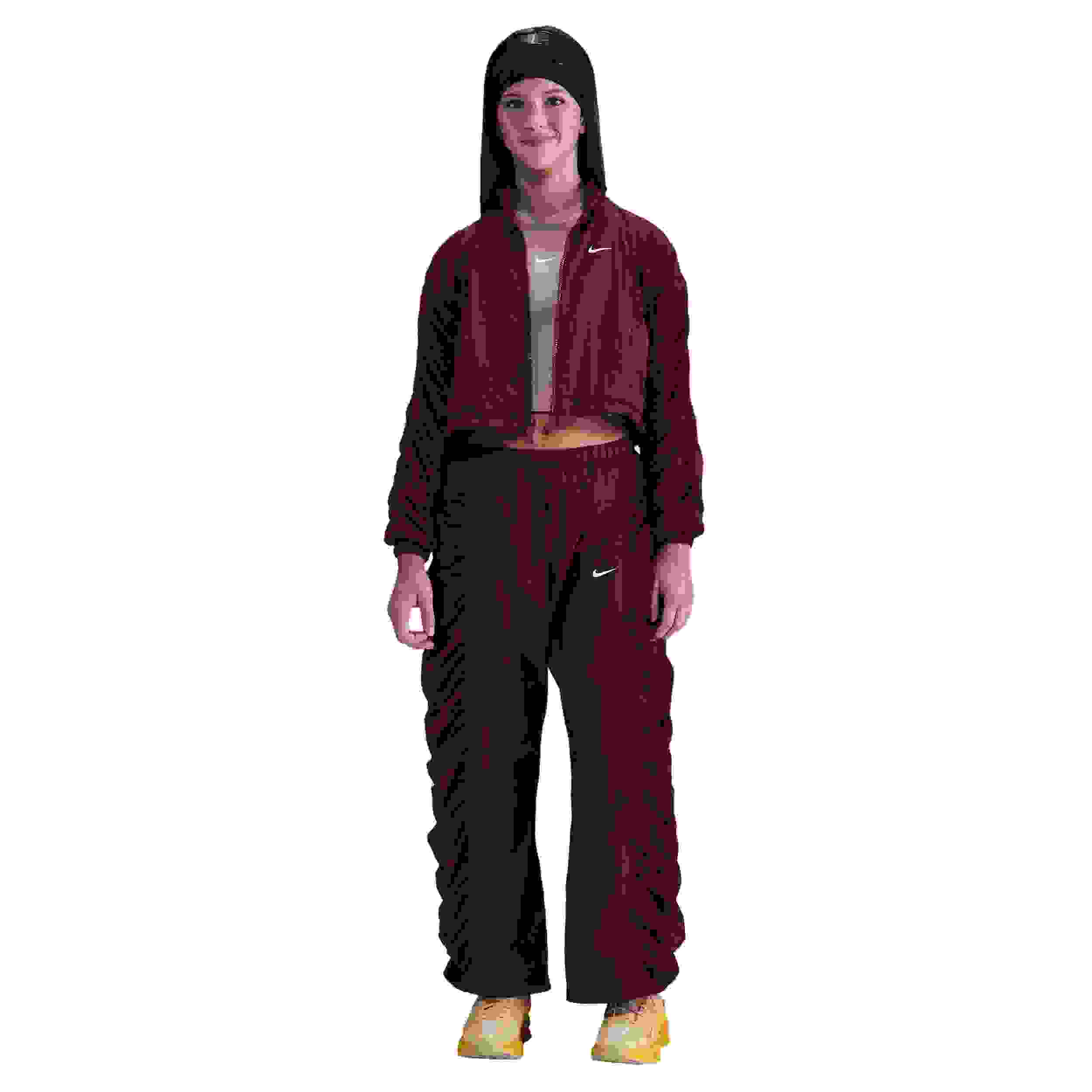 Nike Sportswear Woven Big Girls' Red Dance Pants